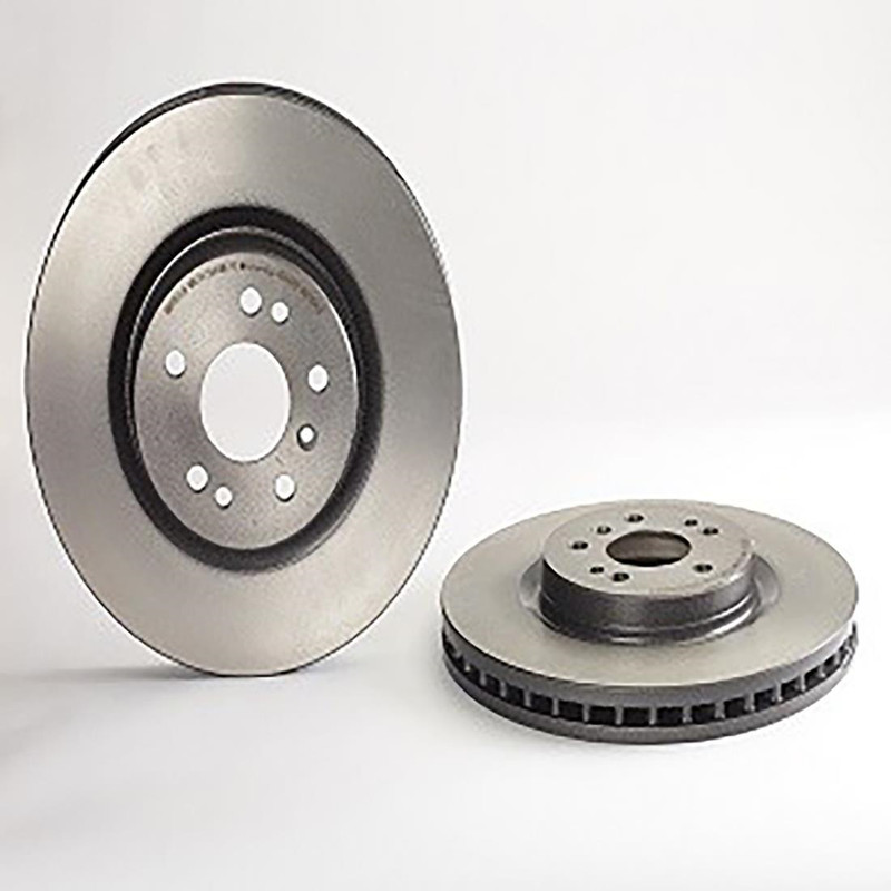 Brembo Front Brake Kit Ceramic Pads Sensor Vented Coated Disc Rotors for MB W251 gallery