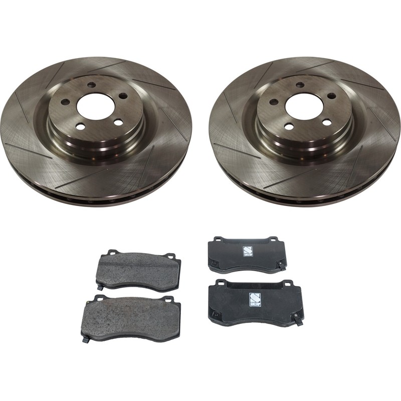 Disc Brake Rotor and Pad Kit For 2008-2020 Dodge Challenger 06-18 Charger Front