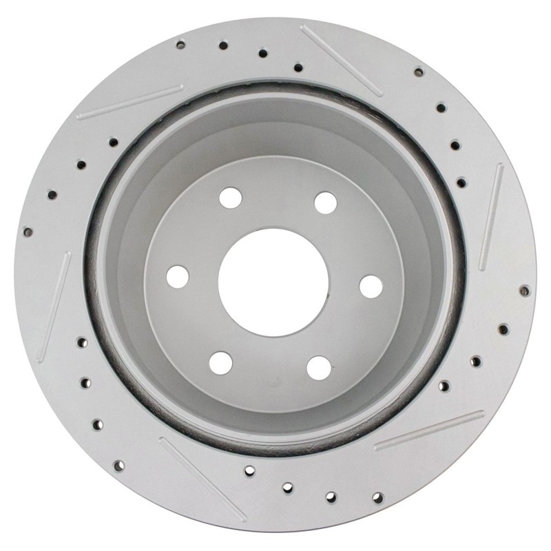 Rotor & Brake Pad Metallic Performance Drilled Slotted Rear Kit w/Chemicals gallery
