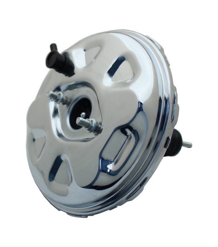 1968-1974 Chevy Nova 11" Chrome Power Disc Brake Conversion Kit Driled Rotors gallery