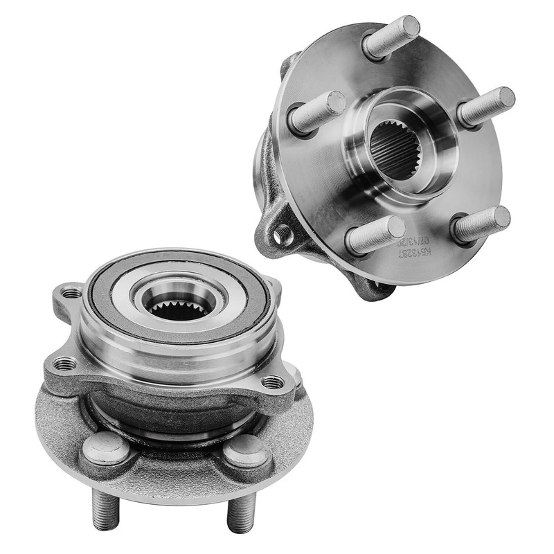 Front Rotors + Ceramic Brake Pad Wheel Hub Bearing for Lexus CT200h Toyota Prius gallery