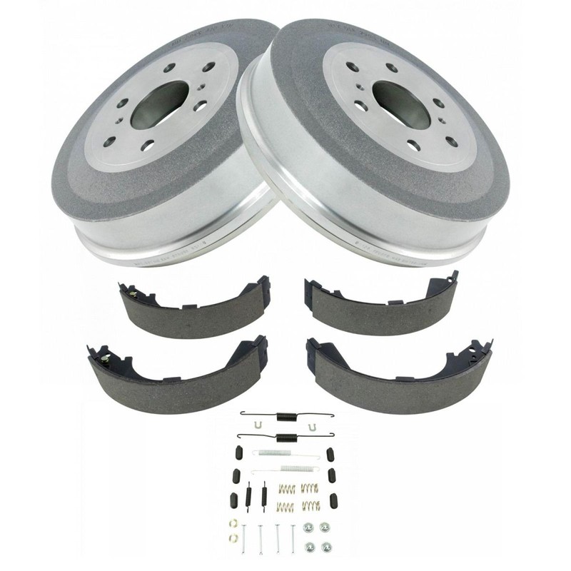 TRQ Rear Brake Drum Shoe & Hardware Kit for Chevy Silverado 1500 Truck gallery
