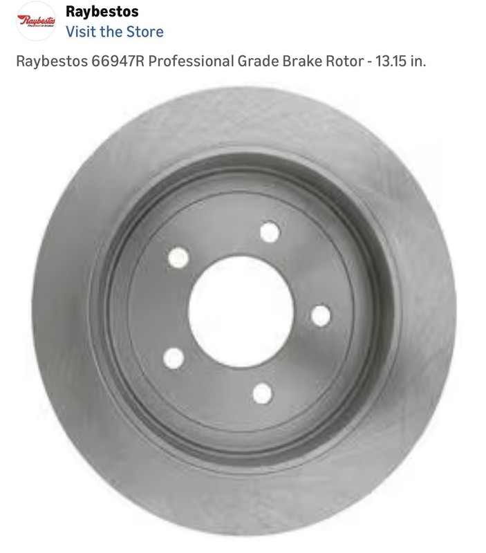 Disc Brake Rotor-R-Line Raybestos 66947R