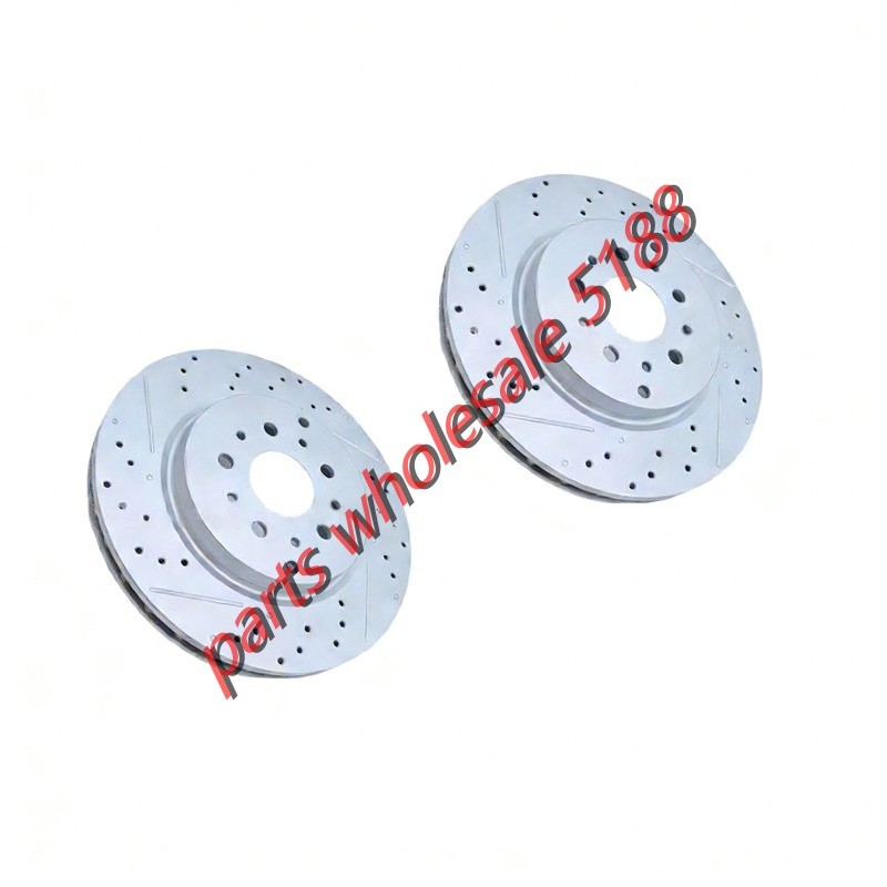 Front Brake Rotors Set 257141 For Maserati GranTurismo Grancabrio 2008-2019 4.7L