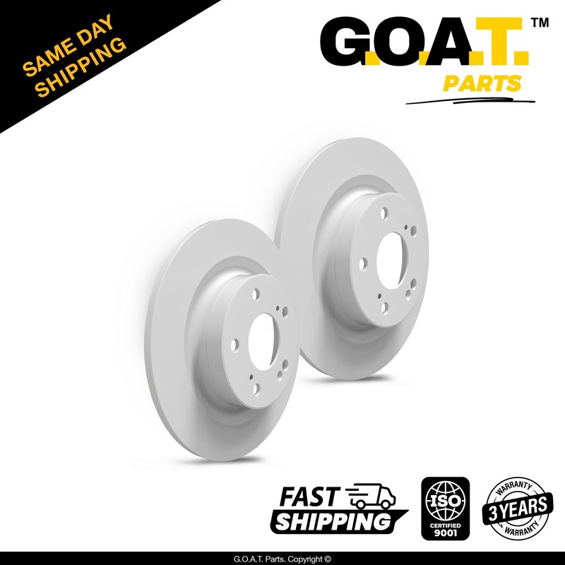 Rear Brake Rotors Set for 2024 Acura Integra 2017-2023 Honda Civic 11.99 inch