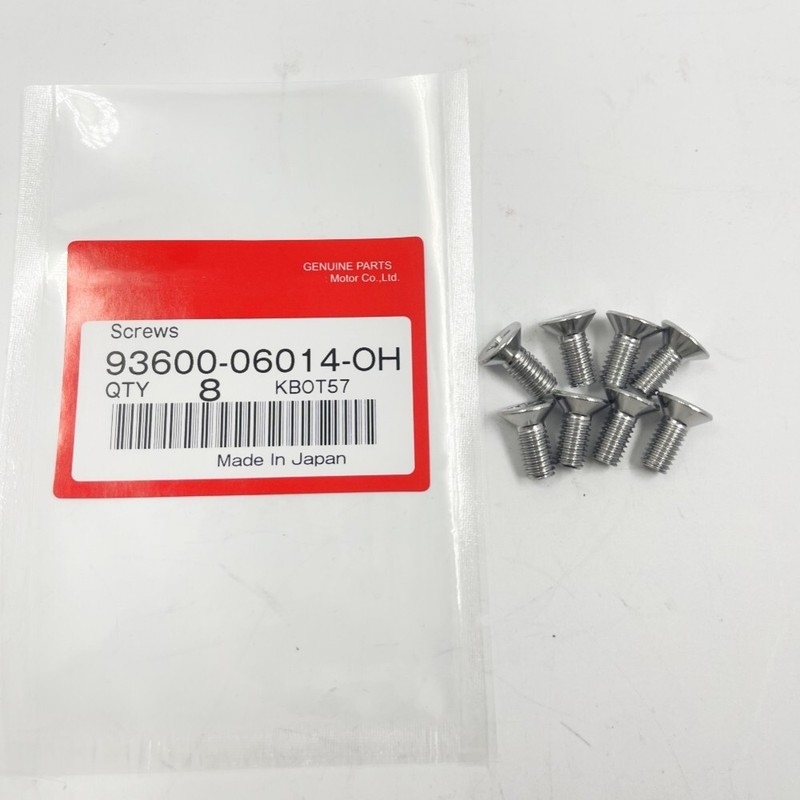 8× Screws Rotor Brake Disc Retaining 93600-06014-0H For Honda Accord US
