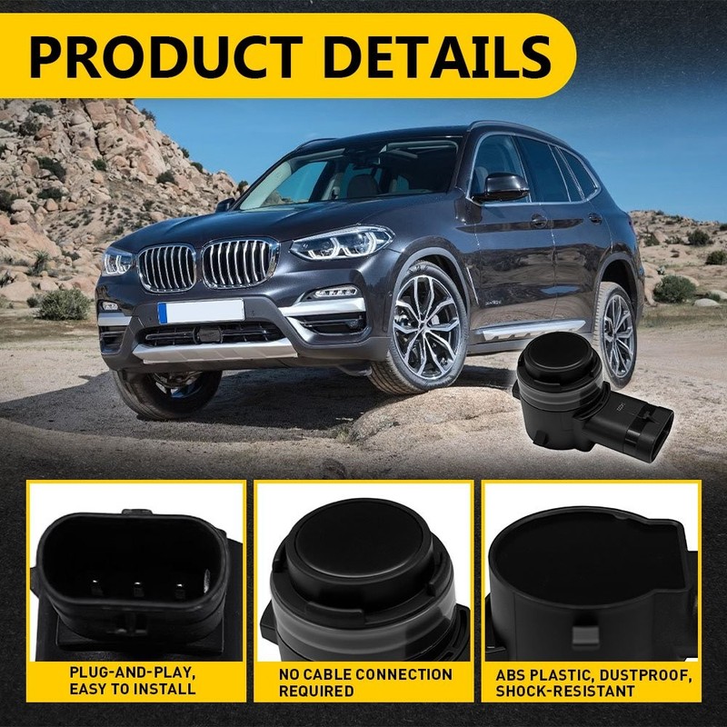 4-40 66209274427 Bumper Reverse Parking Assist Sensors 3Pin For 2016-2019 BMW X3 gallery