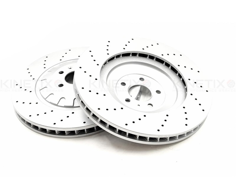 FOR AUDI S8 D5 MILD HYBRID 2019- DRILLED FRONT REAR BRAKE DISCS PADS SENSORS gallery