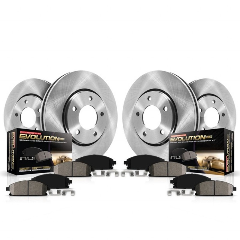 Power Stop Brake Kit For Toyota RAV4 2016-2018 Front and Rear Autospecialty