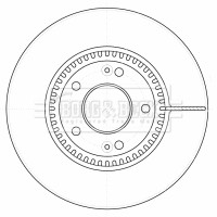 2x Brake Discs Pair Vented fits HYUNDAI TUCSON JM Front 2.0 2.7 2.0D 07 to 12 gallery