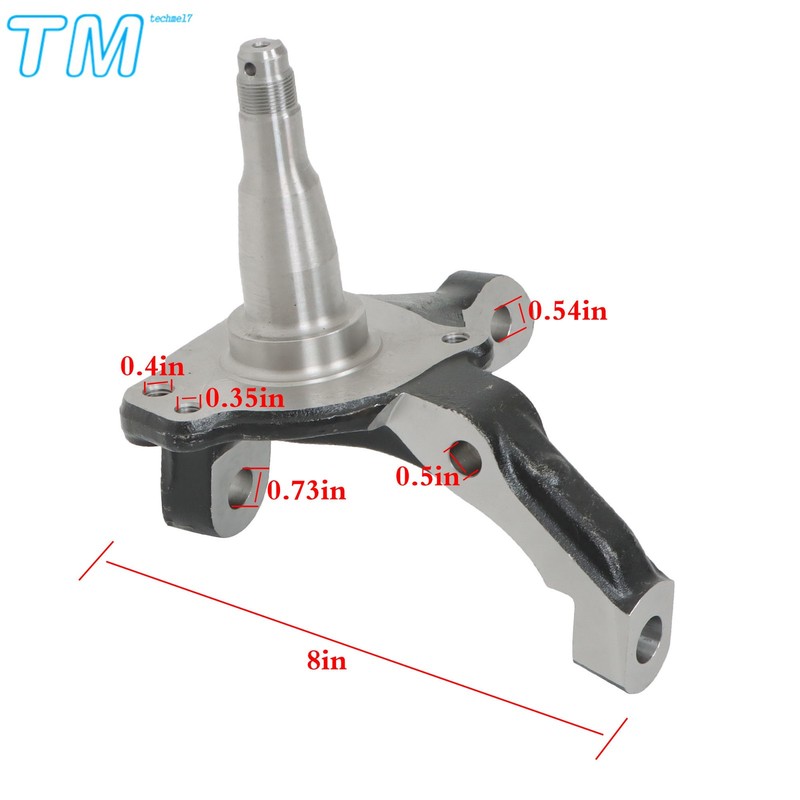Forged Steel 1-Piece Stock Height Spindles For Ford Mustang II 1974 1975-1978 gallery