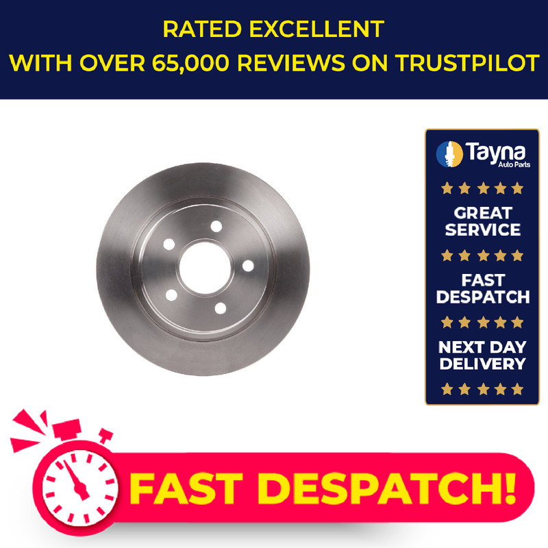 2x Brake Discs Pair Solid Rear 277.8mm 0986479S51 Bosch Set 1362867 1362868 New