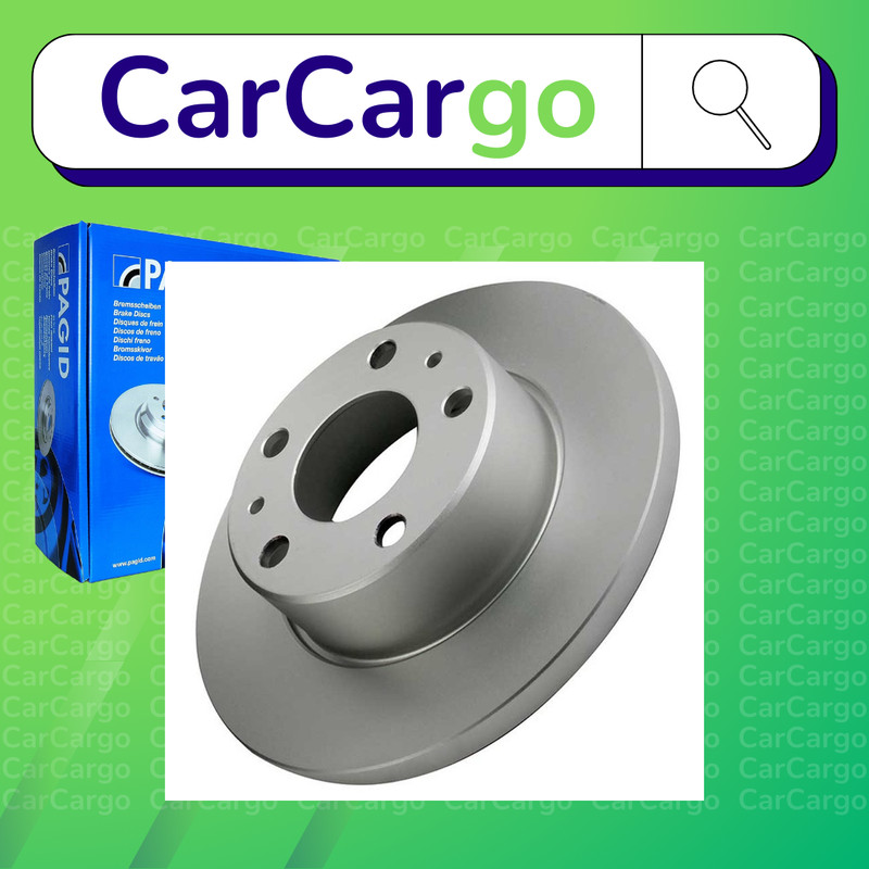 Pagid Solid Rear Brake Discs Pair For Iveco Daily 29 L 9 V 1999-2007 276 mm