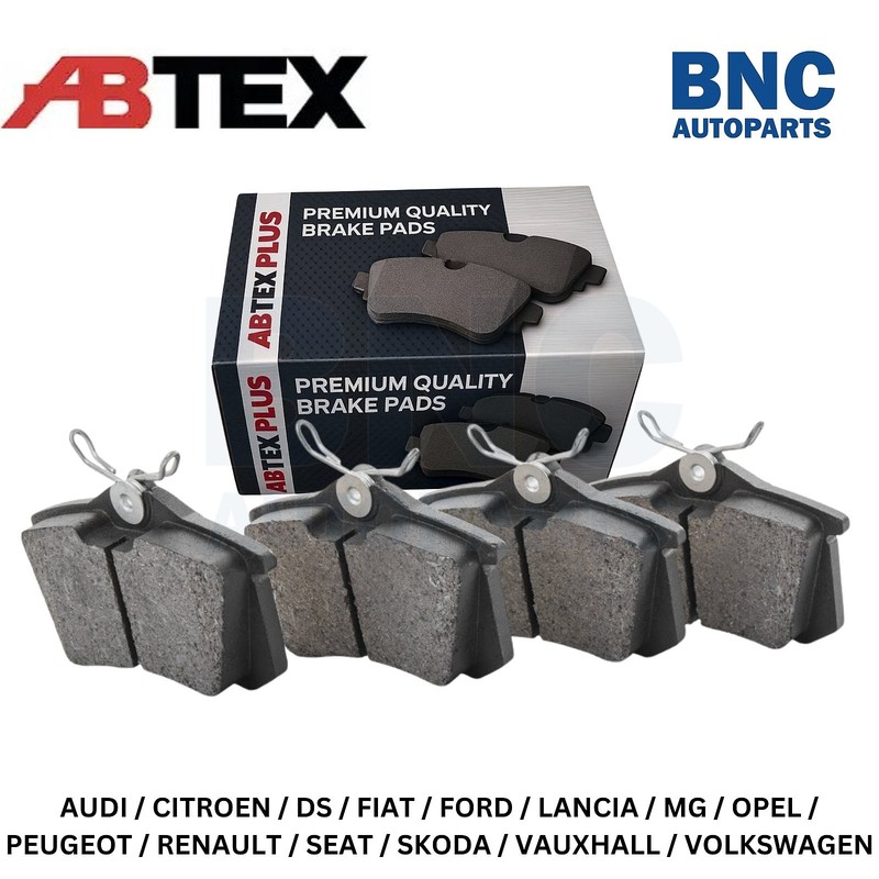 Abtex Rear Brake Pads fits PEUGEOT 807 2002-2022