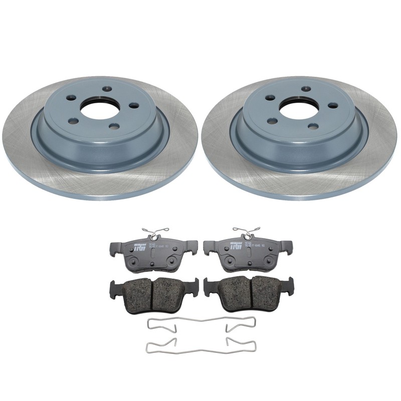 DuraGo Rear Rotors TRW Pro Ceramic Disc Brake Pads Kit For Edge Continental MKX