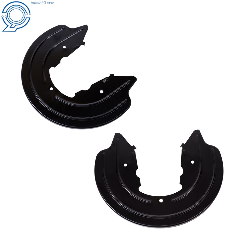 Pair Rear Disc Brake Splash Shield Backing Plate Set For Ford Mustang 1994-2004 gallery