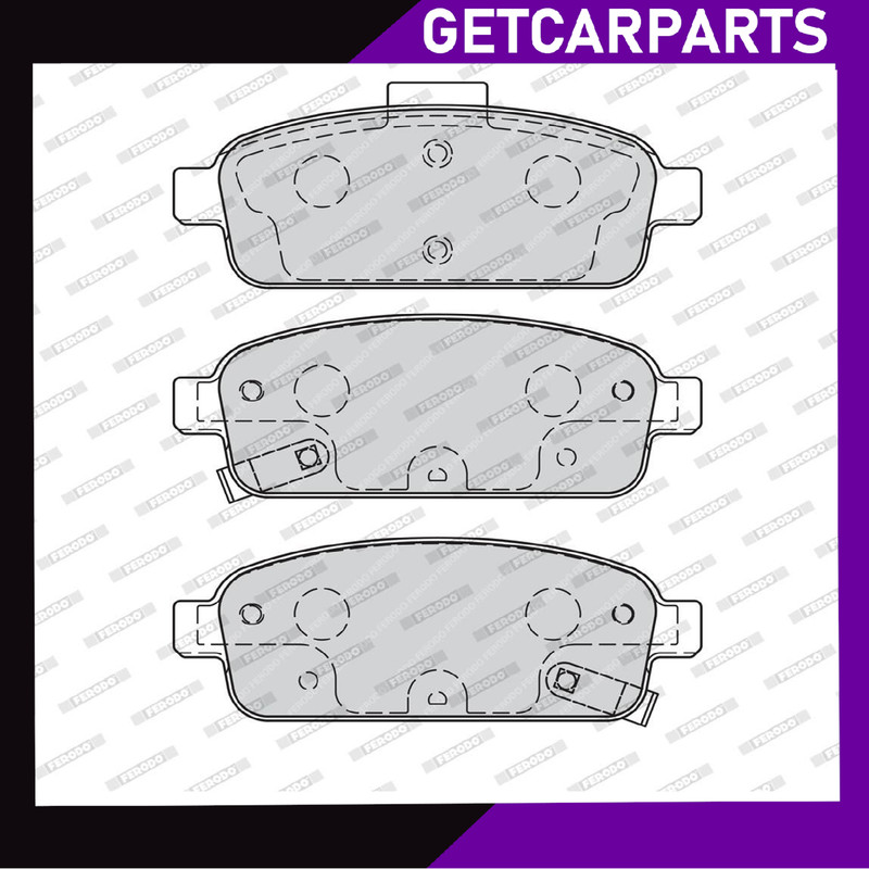 Rear Solid Brake Discs / Pads Fits Vauxhall Mokka X 2012-2019 1.4/1.6/1.7 gallery