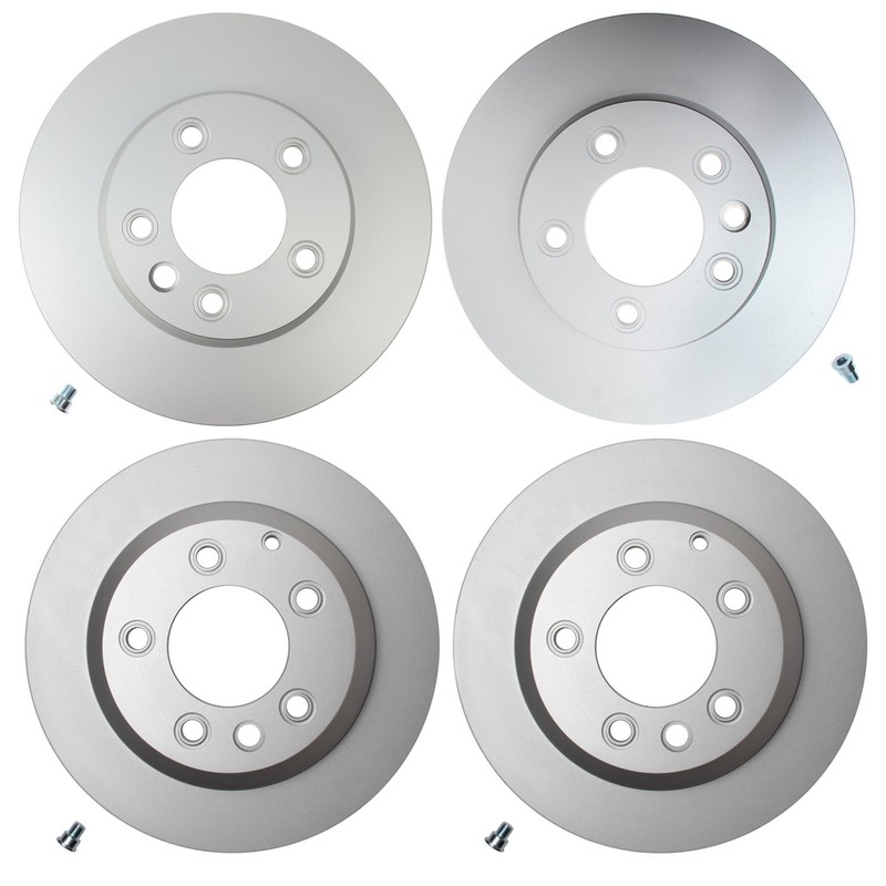 Hella Front 330mm Rear 330mm Rotors Disc Brake Rotor Kit For Cayenne V6 Sport