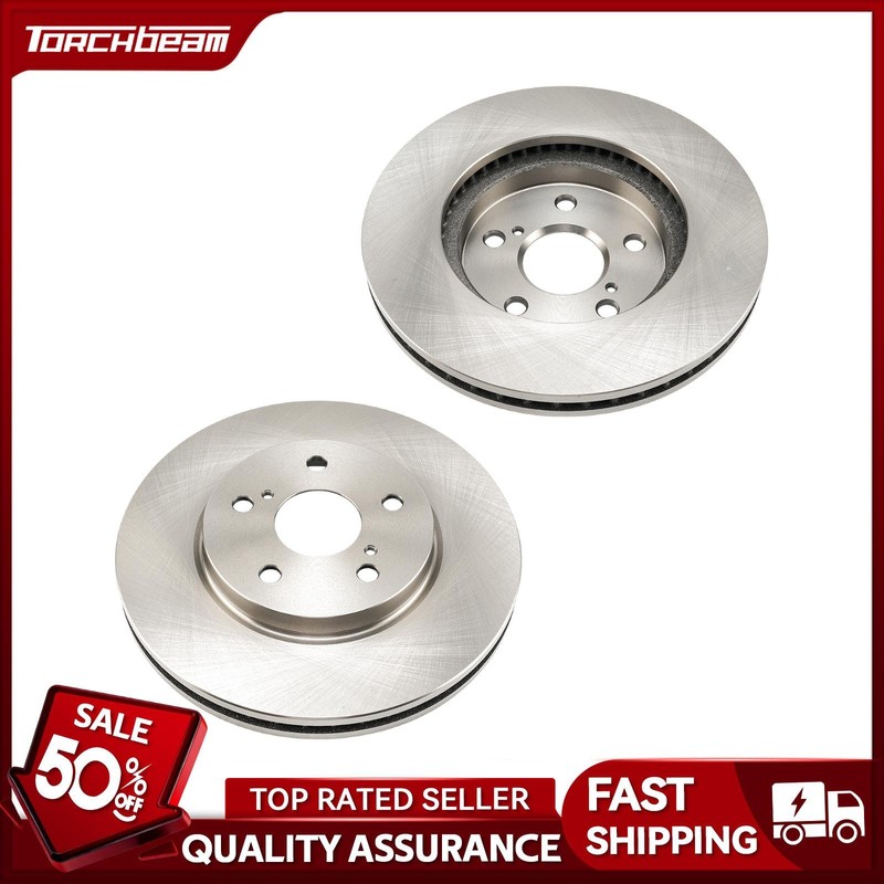 Front Disc Brake Rotors For Toyota Camry 2.4L 2002-2004 2005-2006 4351233100 2PC