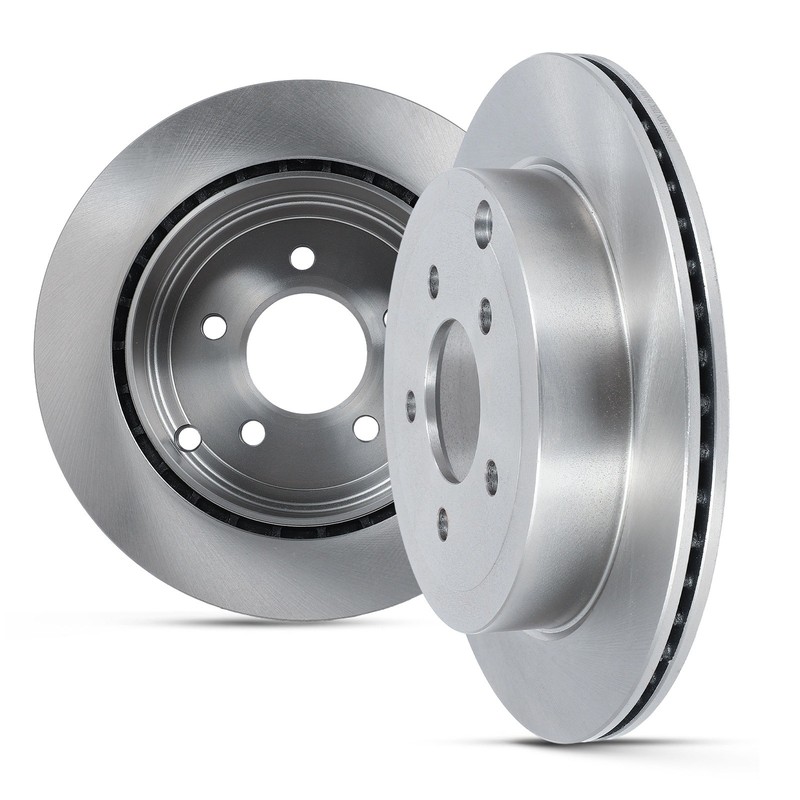 Solid 2X Rear Brake Rotors Fits Ford For Edge 2007 2008 2009 2010 Solid Vented gallery