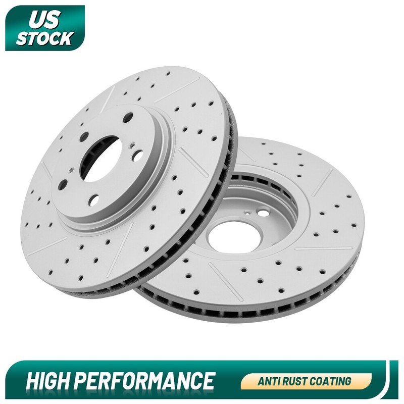 Front Disc Brake Rotors for Toyota Highlander 2001-2007 Camry Lexus ES330 RX300