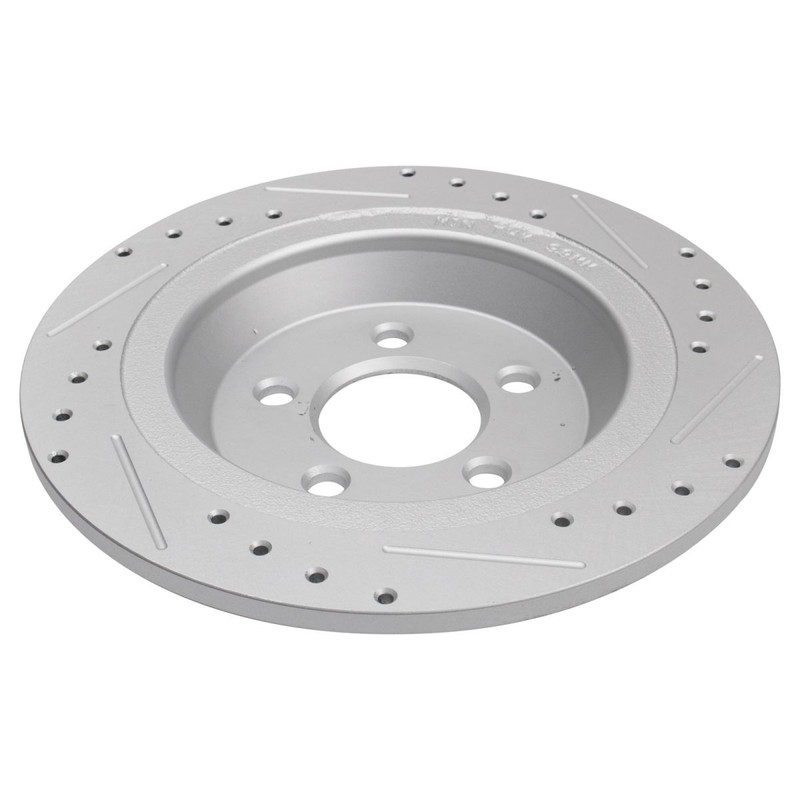 Rear Ceramic Pads & Performance Drilled Slotted Zinc Coated Rotors for Mustang gallery