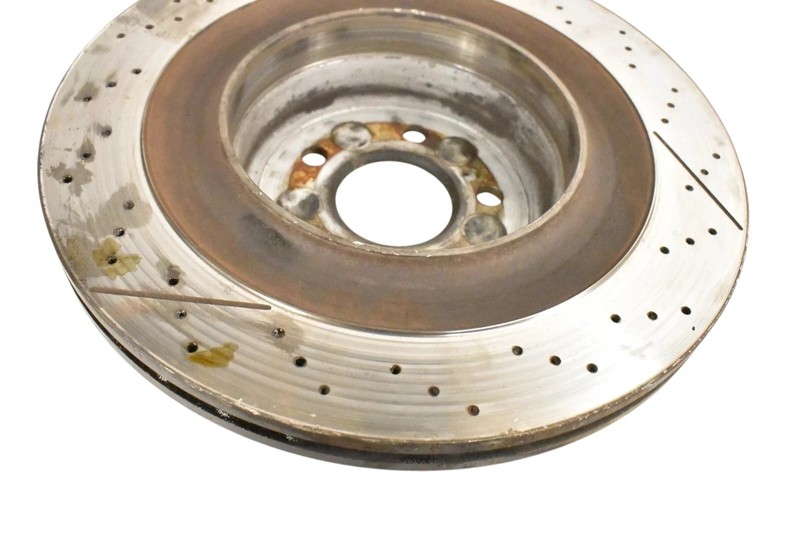 12-18 Mercedes CLS63 AMG Rear Left and Right Brake Rotors Disc Set Of 2 Oem gallery