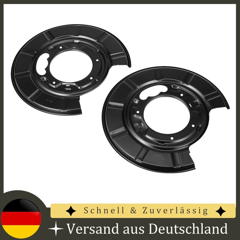 Rear Brake Disc Anchor Plate Replacement for Mercedes Viano Vito W639 Black