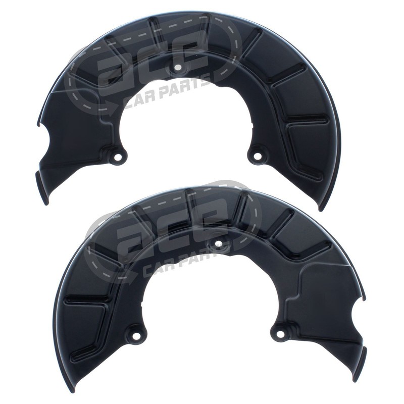VW Caddy Van 2015-> Front Brake Disc Dust Shields Covers Plates Left & Right