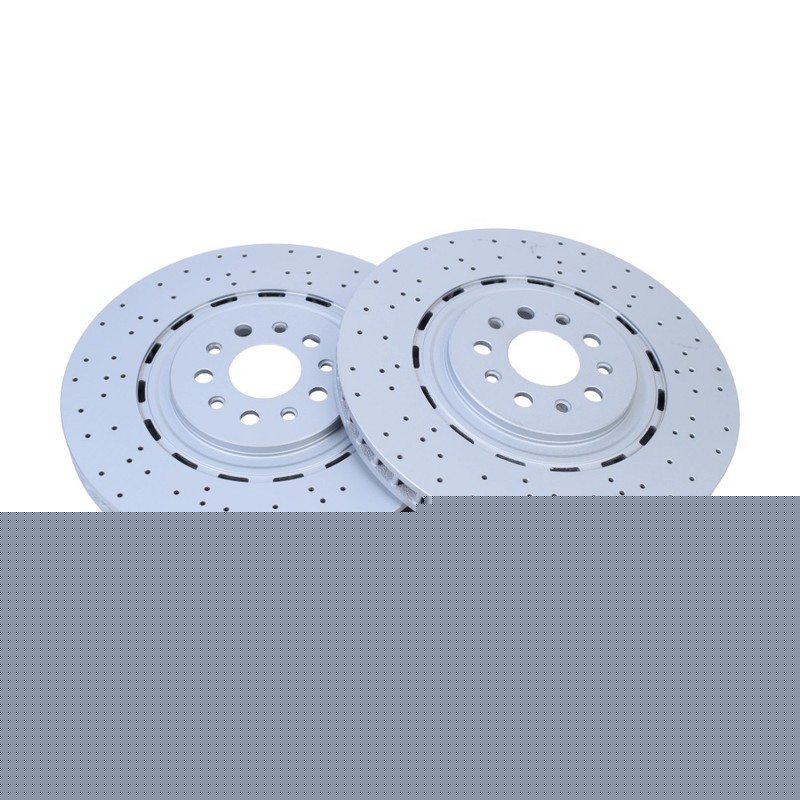 2Pcs For Maserati Levante S Front Brake Disc Dimpled Rotors 2017-2022 New gallery