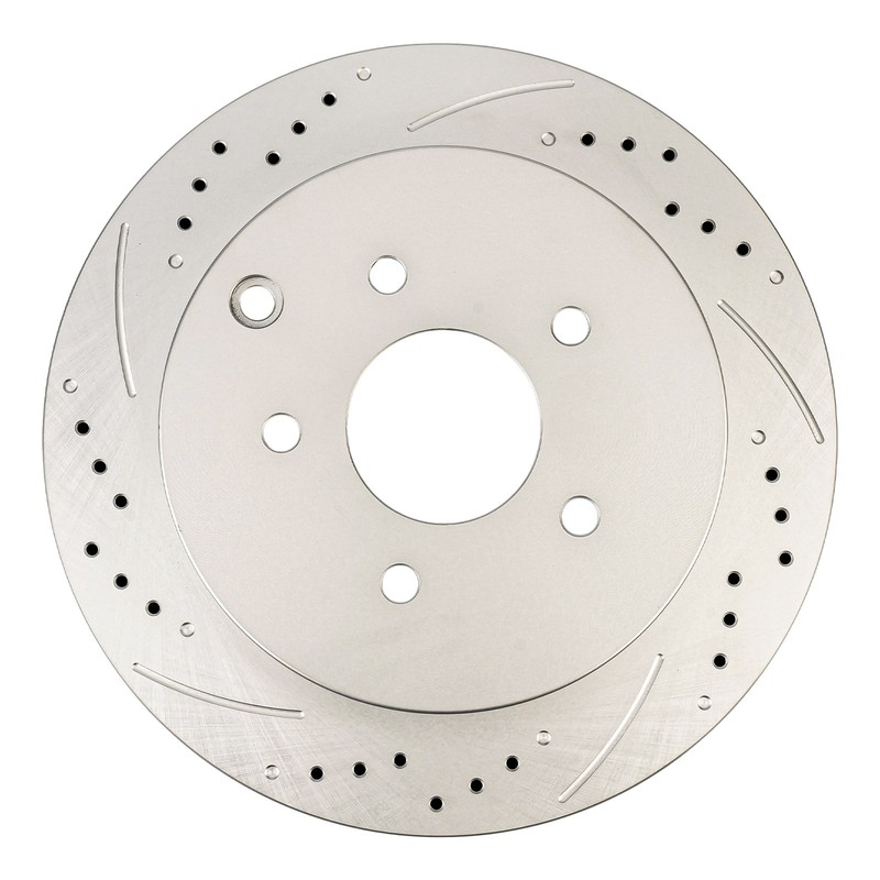 Drilled Slotted Rear Brake Rotors For Nissan Pathfinder 2013-2020 Murano Set gallery