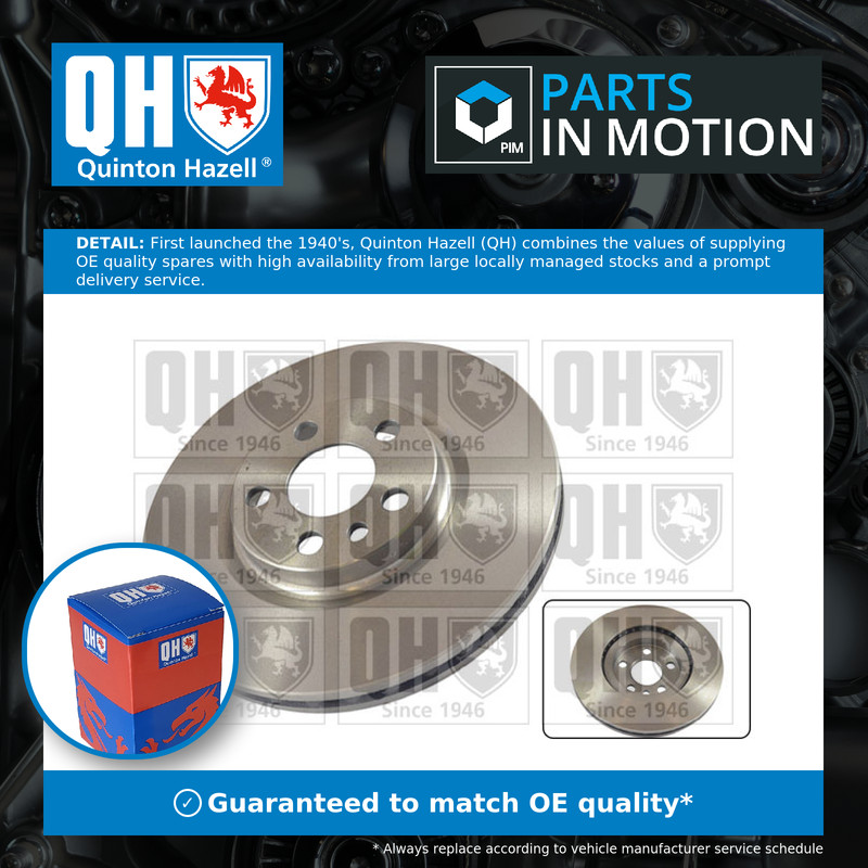 2x Brake Discs Pair Vented fits PEUGEOT EXPERT 222 2.0D Front 00 to 06 281mm Set
