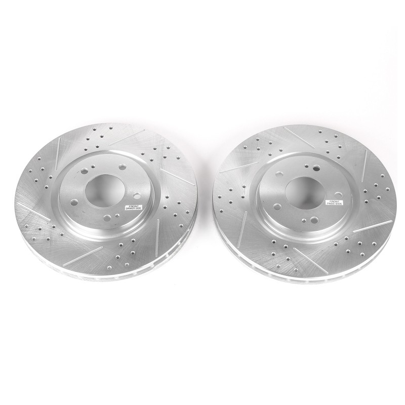 PowerStop JBR1109XPR Drilled & Slotted Rotors for Mitsubishi Lancer 2003-2006 – gallery