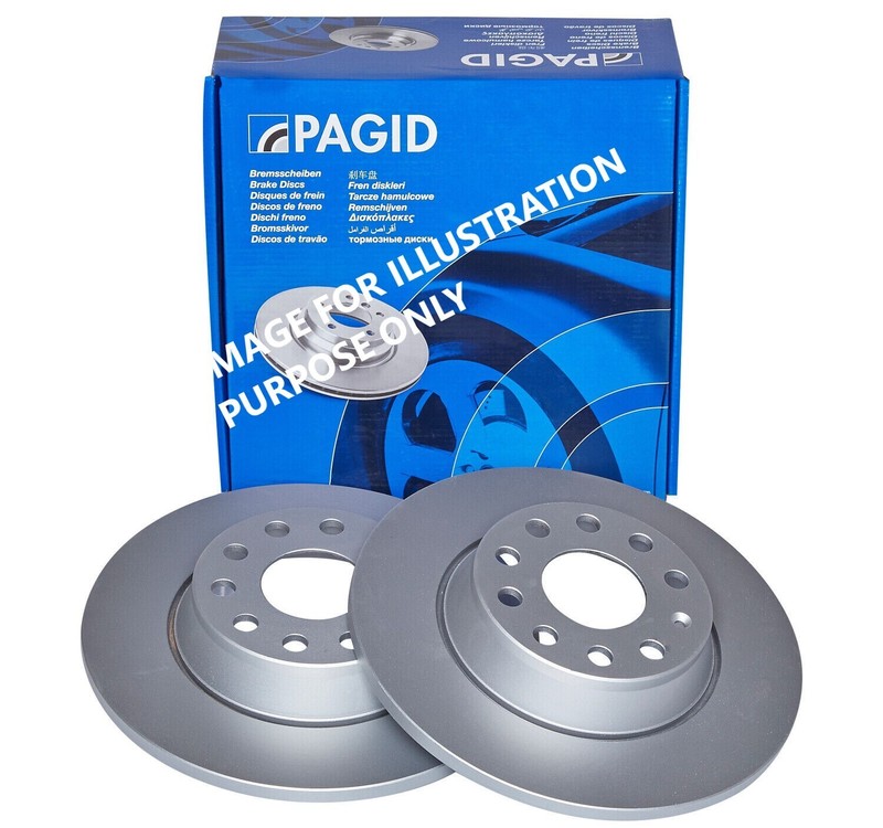PAGID FRONT Brake Discs 239,5 mm Solid