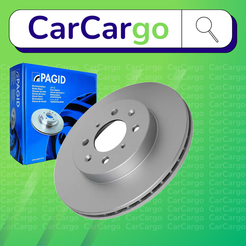 Pagid Vented Front Brake Discs Pair For MG MG ZS 2.0 TD 2004-2005 262 mm