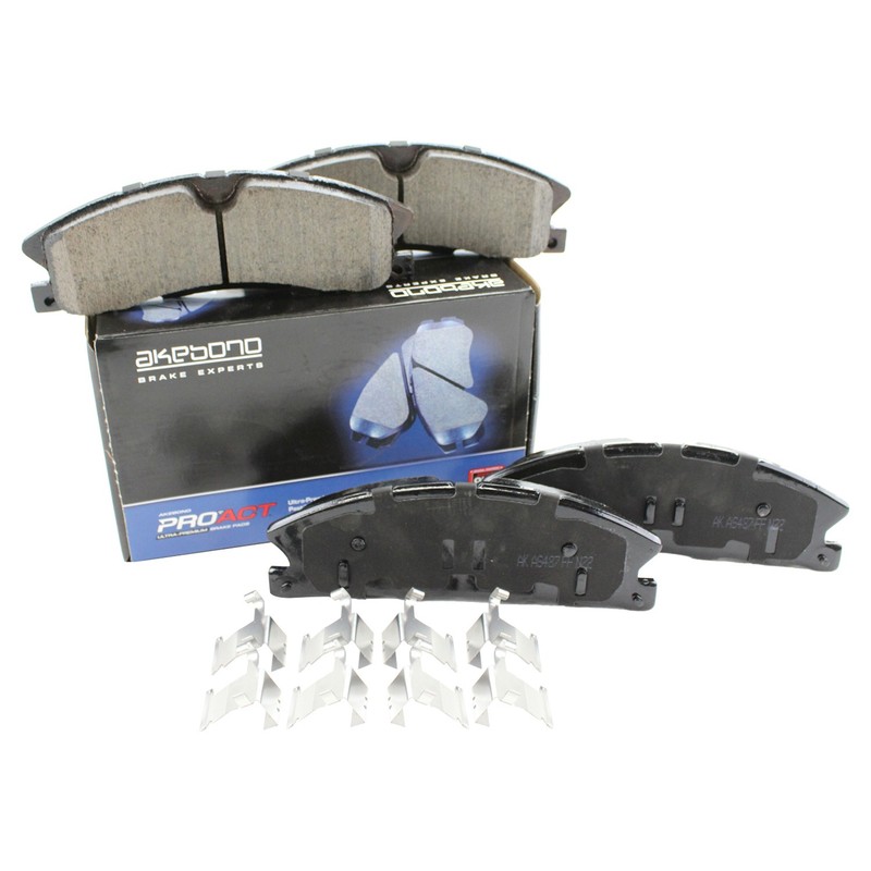 DuraGo Front Rotors Akebono ProACT Ceramic Brake Pads Kit For Explorer MKS MKT gallery