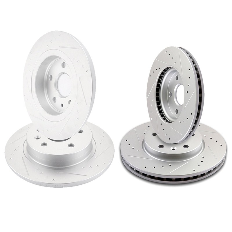 For Chevrolet Cruze 2011 – 13 Front + Rear Discs Brake Rotors Slot G3000 Casting