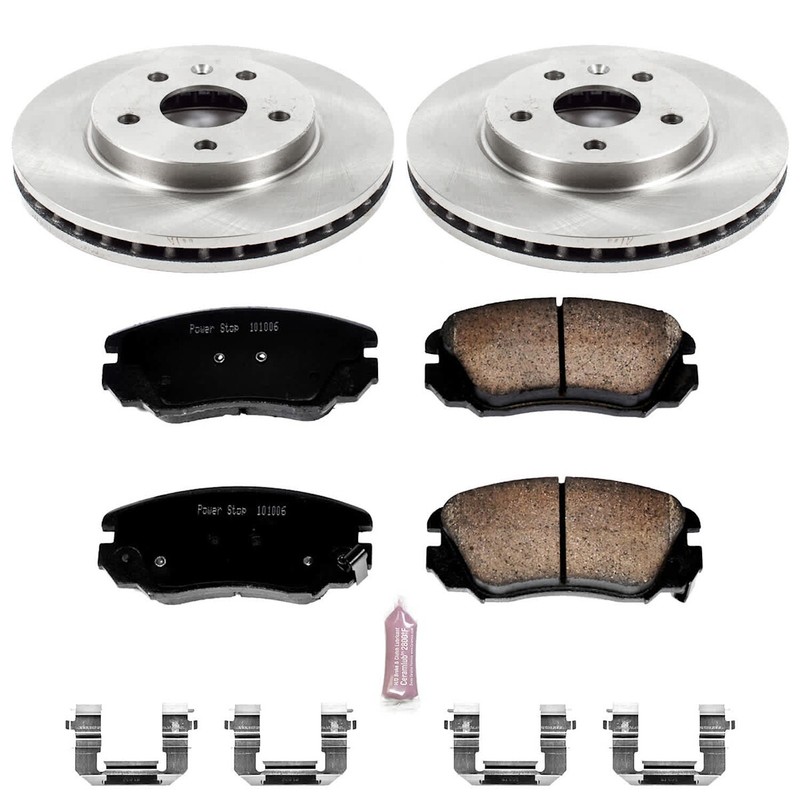KOE5524 Powerstop 4-Wheel Set Brake Disc and Pad Kits Front & Rear for LaCrosse gallery