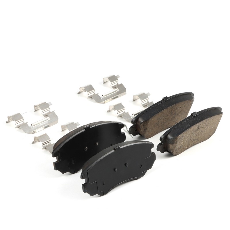 Front Brake Rotors + Ceramic Disc Brake Pad Kit for Chevy Malibu Buick Allure gallery