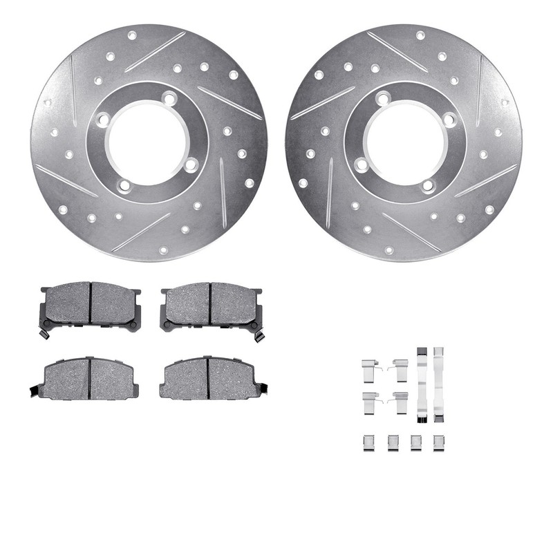Dynamite Friction Disc Brake Kit for 1980-1983 Subaru Standard 7512-13003