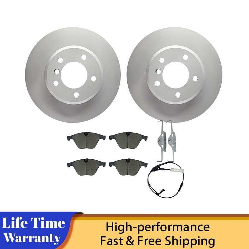 Front Disc Brake Rotors Ceramic Brake Pads For BMW 525XI 2006 2007