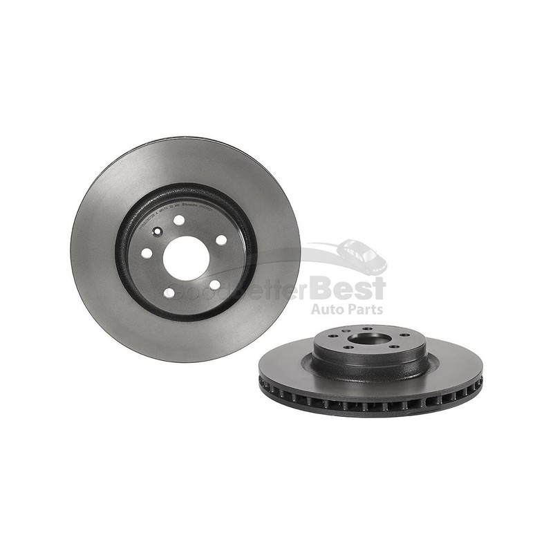 One New Brembo Disc Brake Rotor Front 09N26521 for Tesla