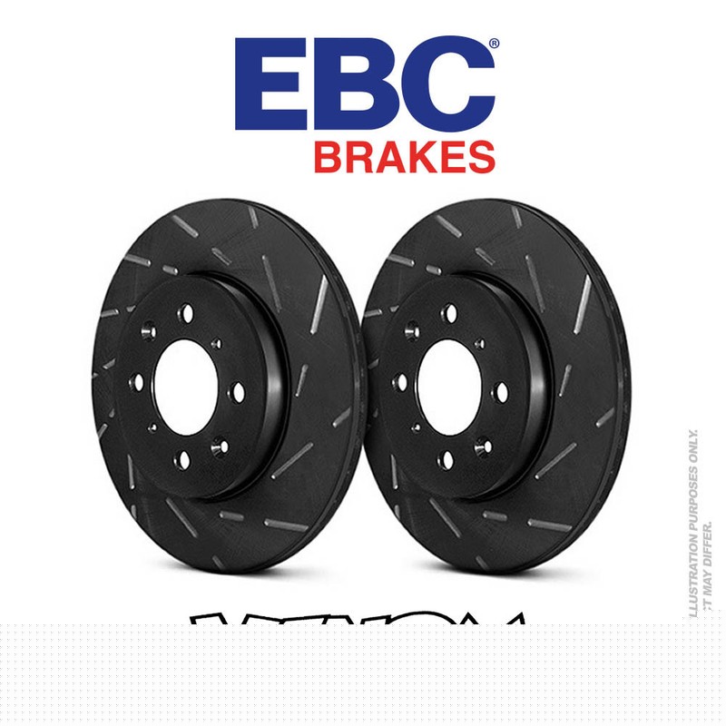 EBC USR Rear Brake Discs 320mm for Lancia Thema 3.0 TD 236bhp 2011- USR7243