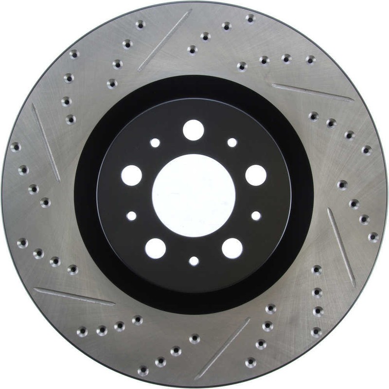 Disc Brake Rotor-Sport Cross-Drilled and Slotted Stoptech 127.39035R gallery