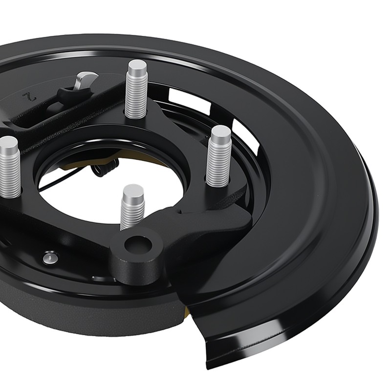 Rear Driver Side Parking Brake Backing Plate For F-250 350 450 550 Super Duty gallery