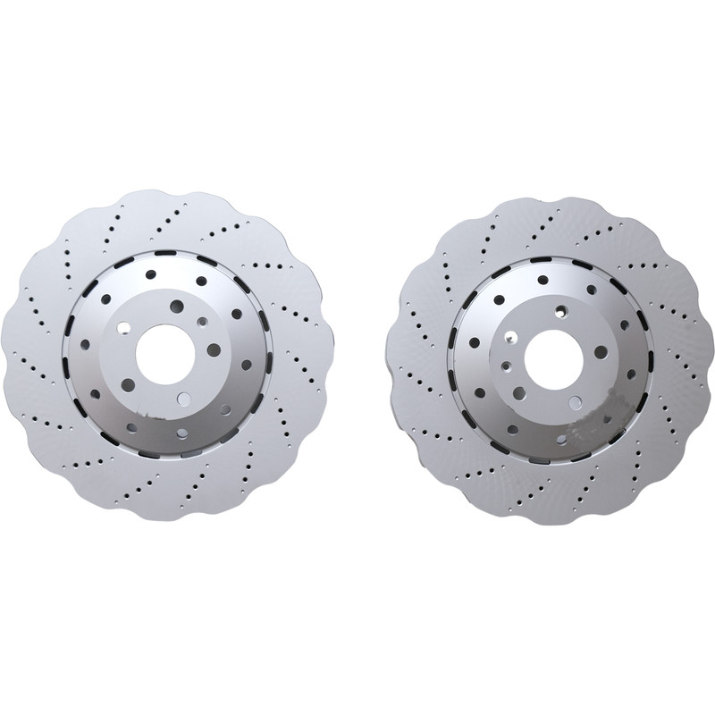 New 4G0615301AH Front Disc Brake Rotors Pair for Audi RS7 Models 2014-2018