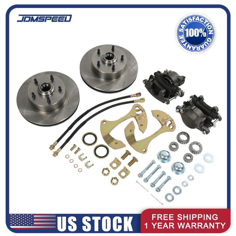 Deluxe Disc Brake Kit, 5 x 4-3/4″ Fit 1955-64 Chevy Full Size Impala Bel Air Car