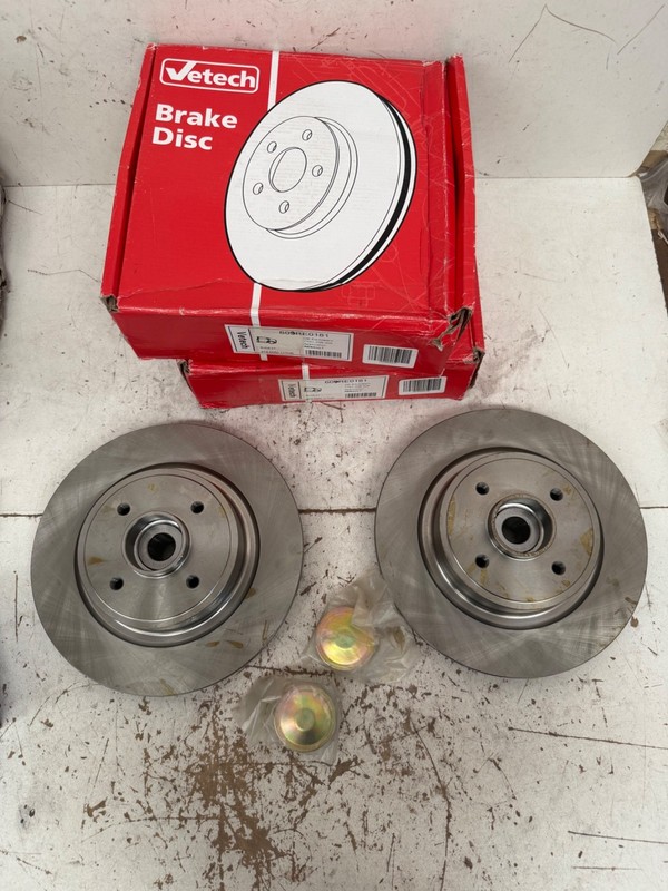 REAR BRAKE DISCS x2 274mm SET FOR RENAULT MEGANE SCENIC 7701206327 VETECH gallery