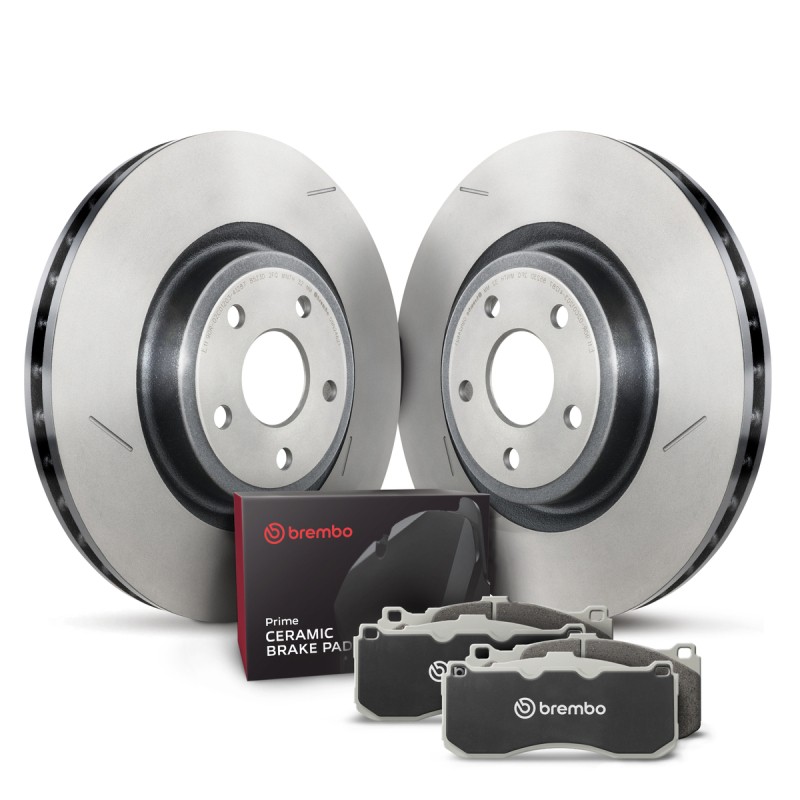Brembo OE Front Disc Brake Kit for 2012-2014 Jeep Grand Cherokee & Durango