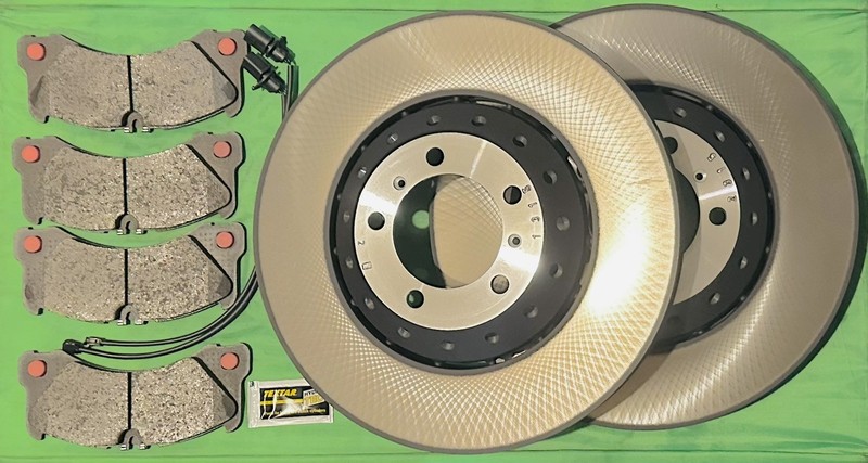 Textar For Porsche Cayenne 2019-2025 Front Brake Pads Rotors9Y0-698-151-AP